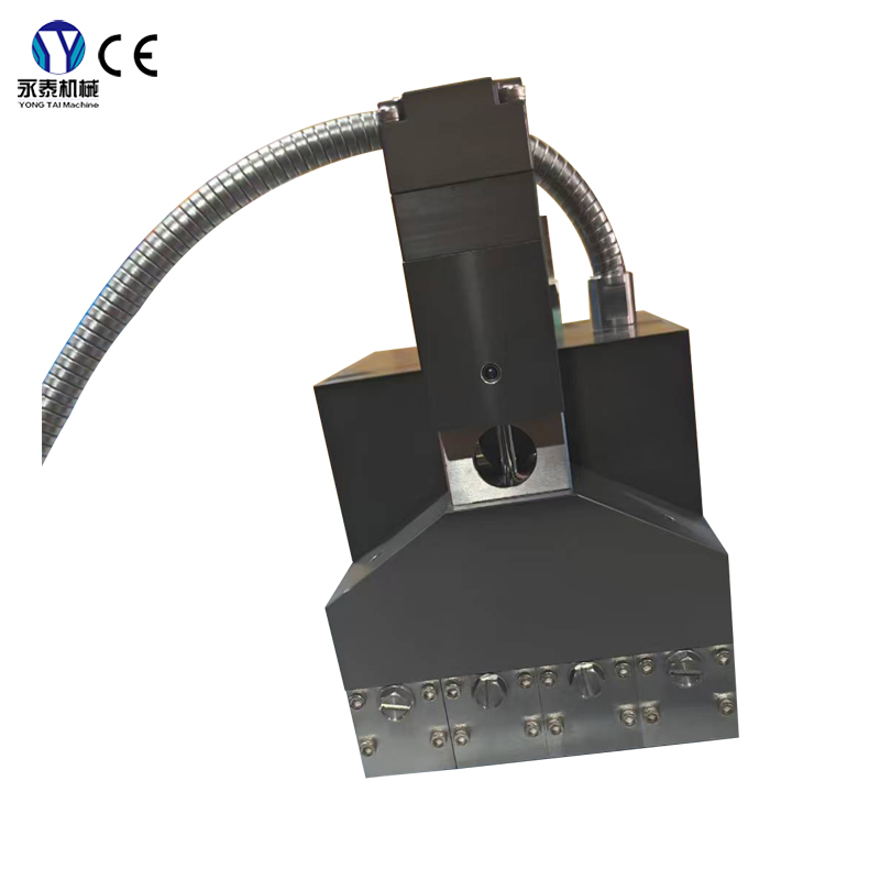 Fiber-shaped hot melt application gun with reverse suction