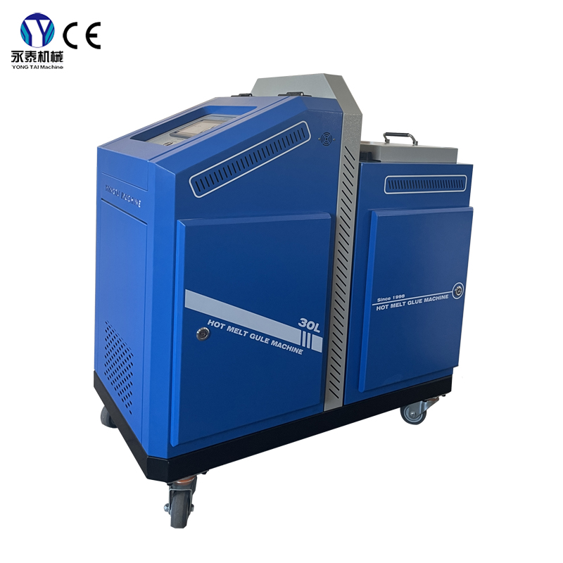 Hot melt machine for woodworking